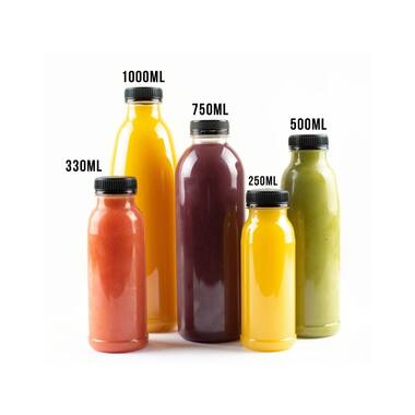 PET FLES 330ml ZWARTE DOP  150st